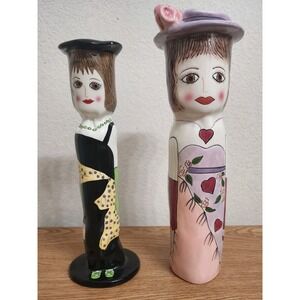 Lauren & Suzie by Susan Paley For GANZ Bella Casa Vase Candle Holder Set of 2